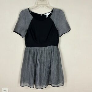 BCBGeneration Black and Gray  Mini Dress Size 6